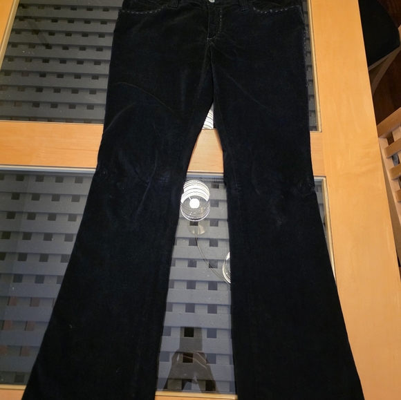 Antik Denim Suede Women's Boot Cut Jeans - Black - Picture 1 of 9